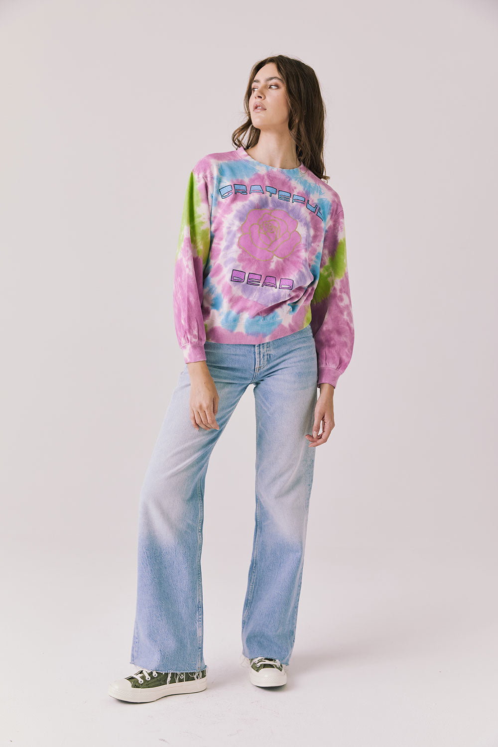 Grateful Dead Rose Logo Long Sleeve
