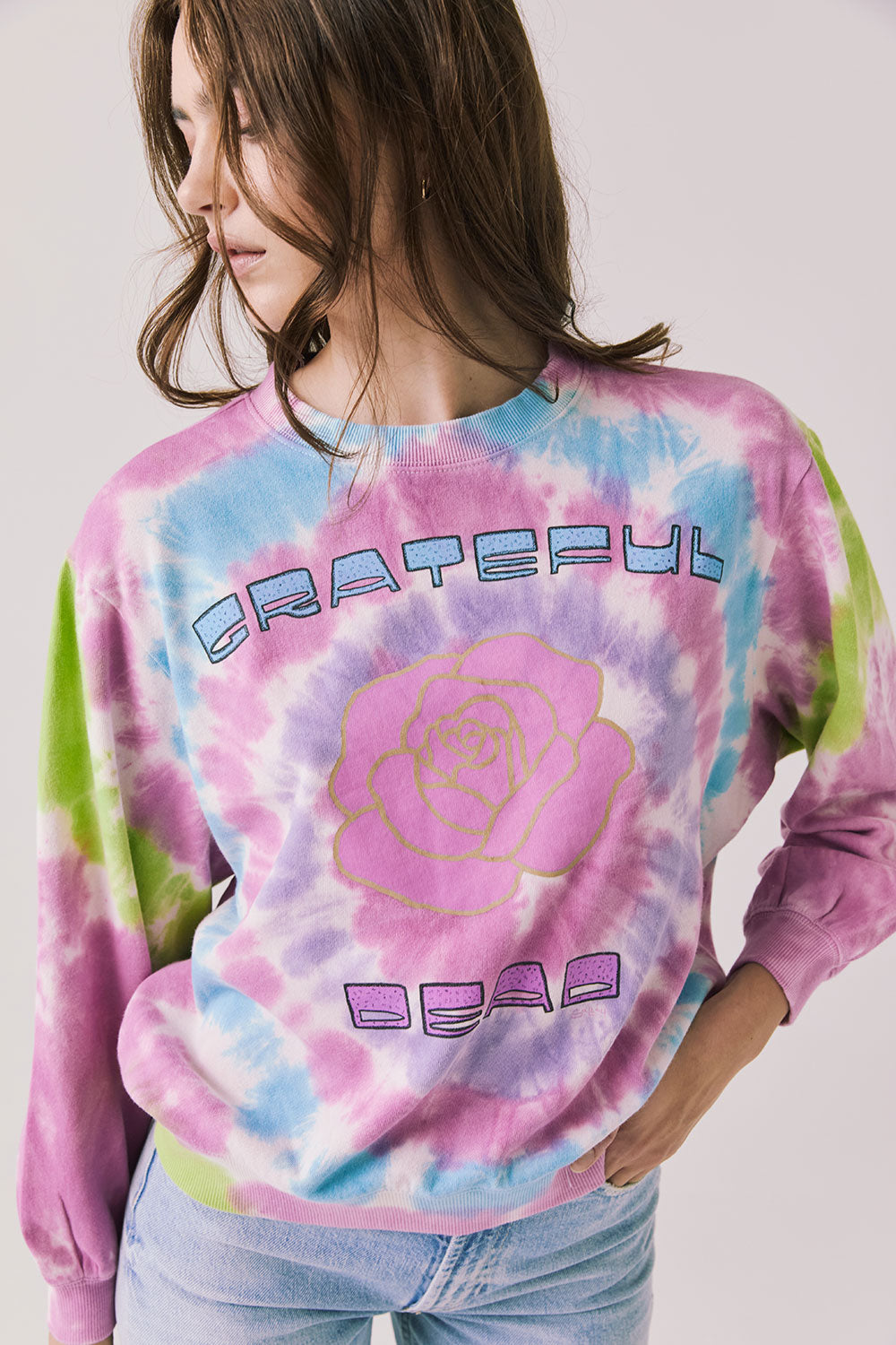 Grateful Dead Rose Logo Long Sleeve