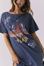 Grateful Dead West Coast Rose Tee Shirt Dress