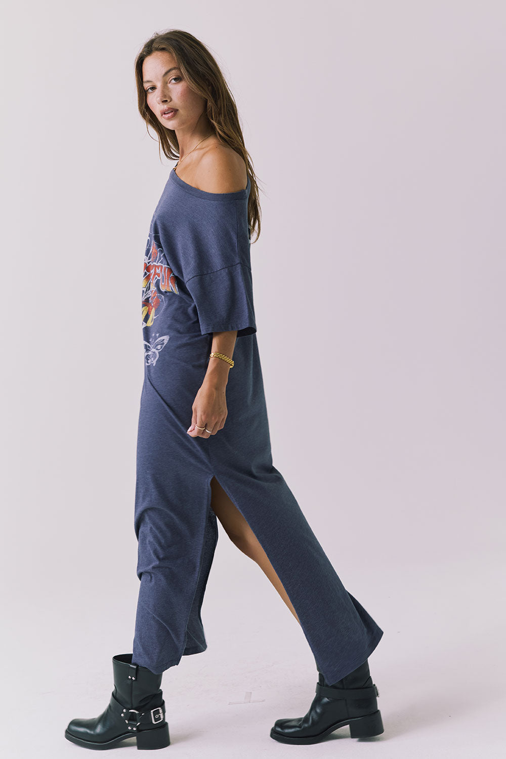 Grateful Dead West Coast Rose Tee Shirt Dress