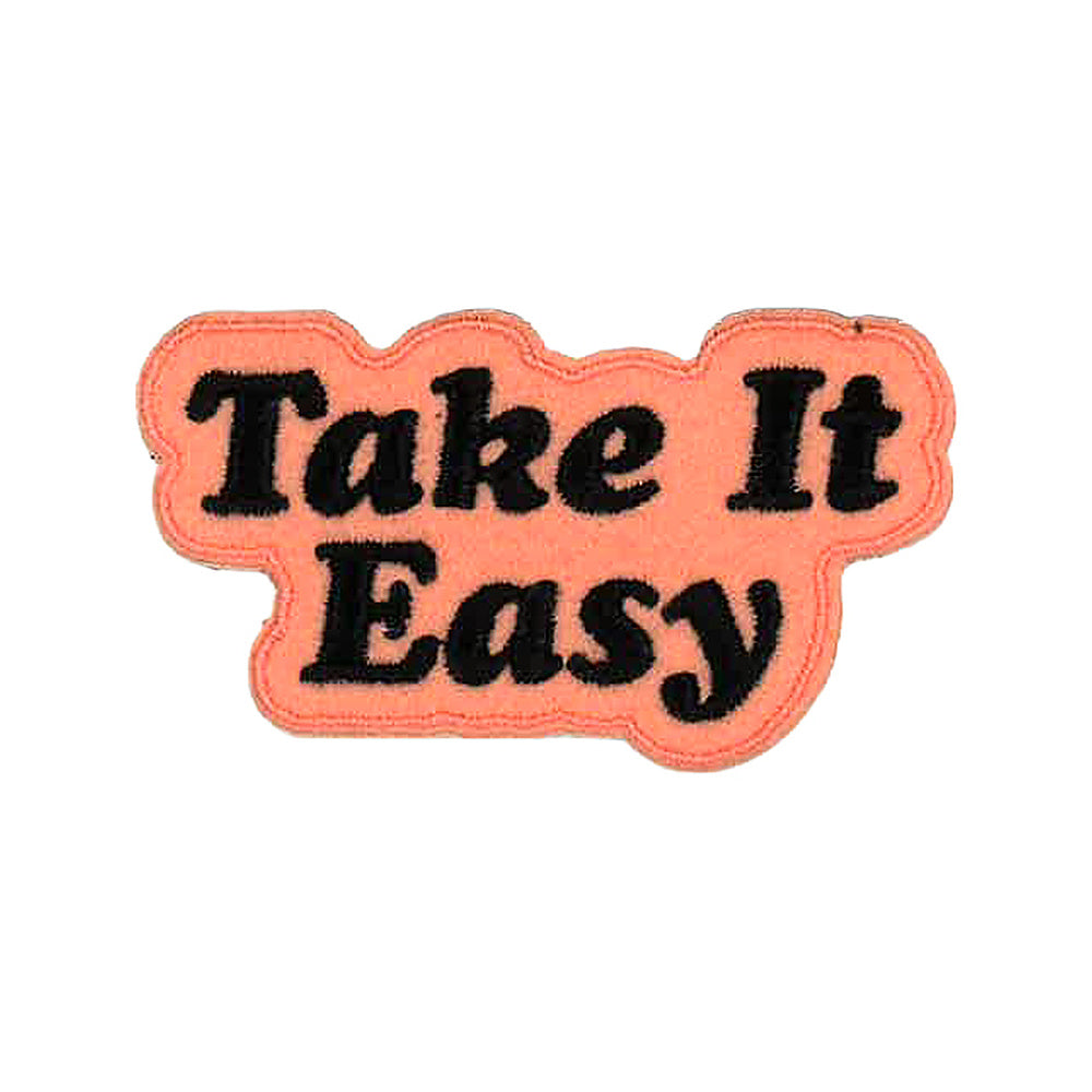 Take It Easy Patch 1 3/4" X 3 1/4" product flat on white background