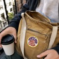 Fun Try Me Patch shown in a street-style lifestyle setting