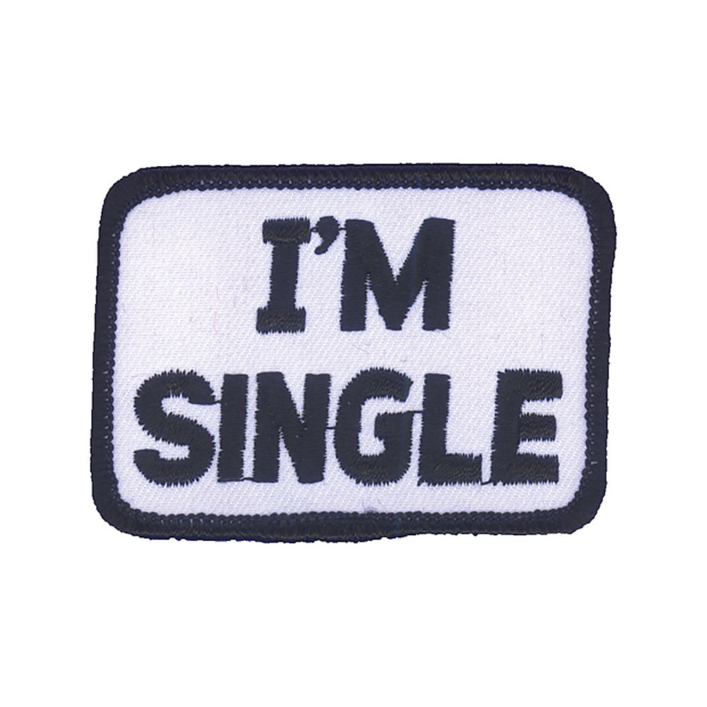 I'm Single Patch 2" X 2 3/4" product flat on white background