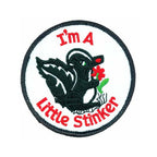 Little Stinker Patch 3" X 3" product flat on white background