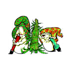 THC Two Shrooms Sticker 3.5" x 4.75"