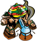 THC Rasta Joe Sticker 4" X 4"