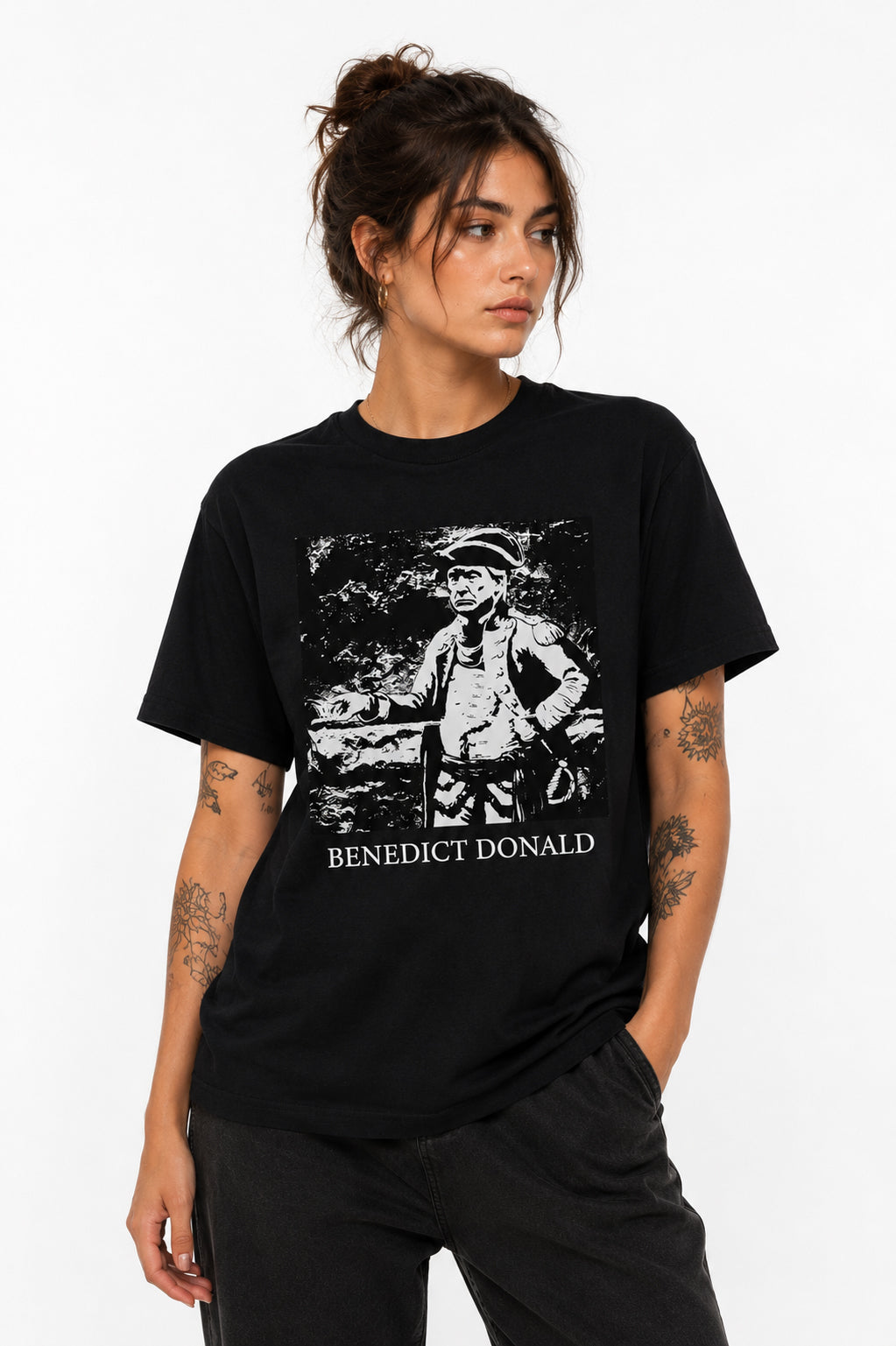 Benedict Donald Graphic Tee - Vintage Revolution Portrait Shirt