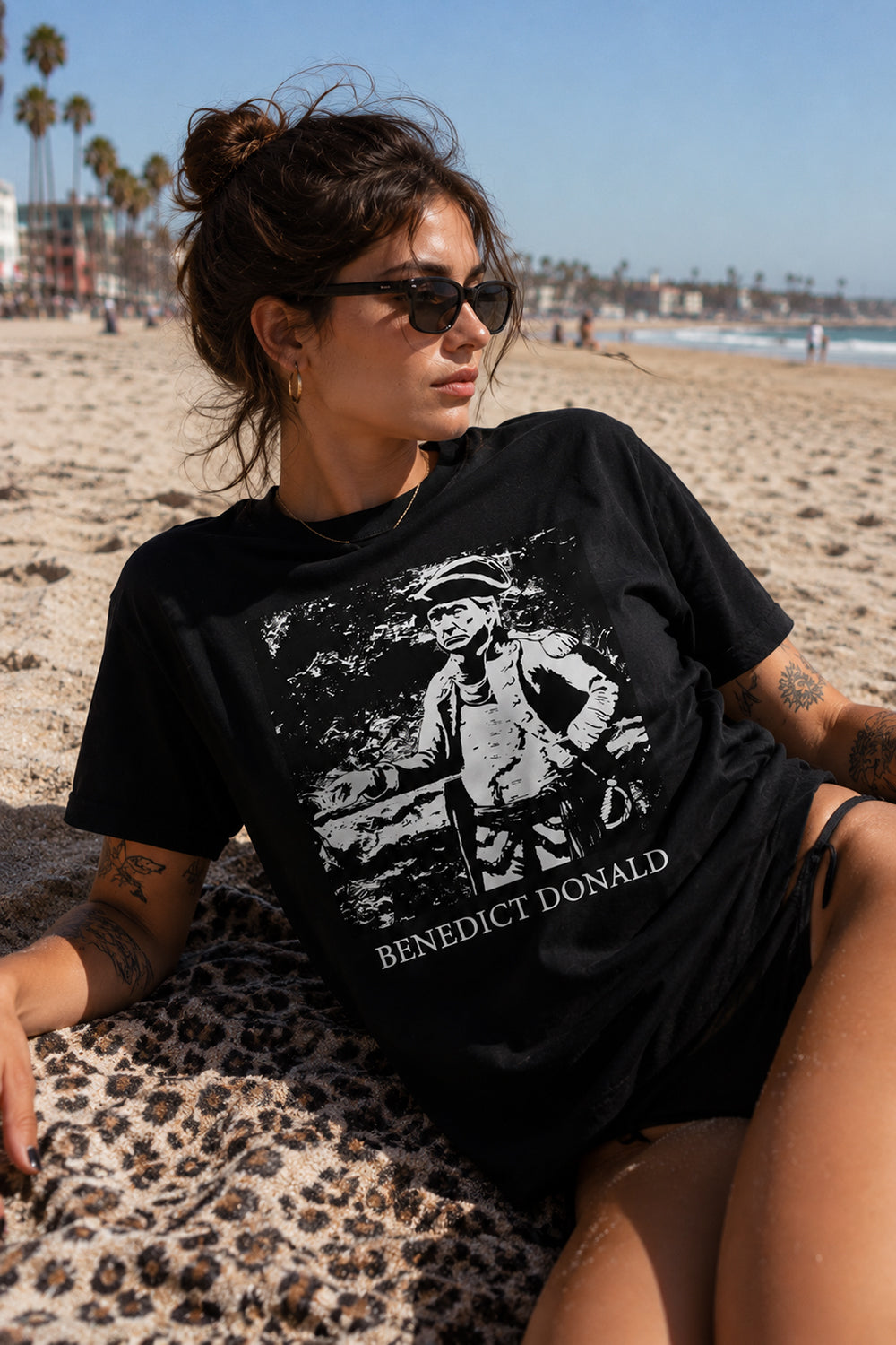Benedict Donald Graphic Tee - Vintage Revolution Portrait Shirt